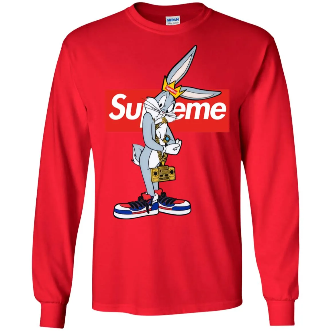 Supreme Rabbit Trending T-shirt Men Long Sleeve Shirt