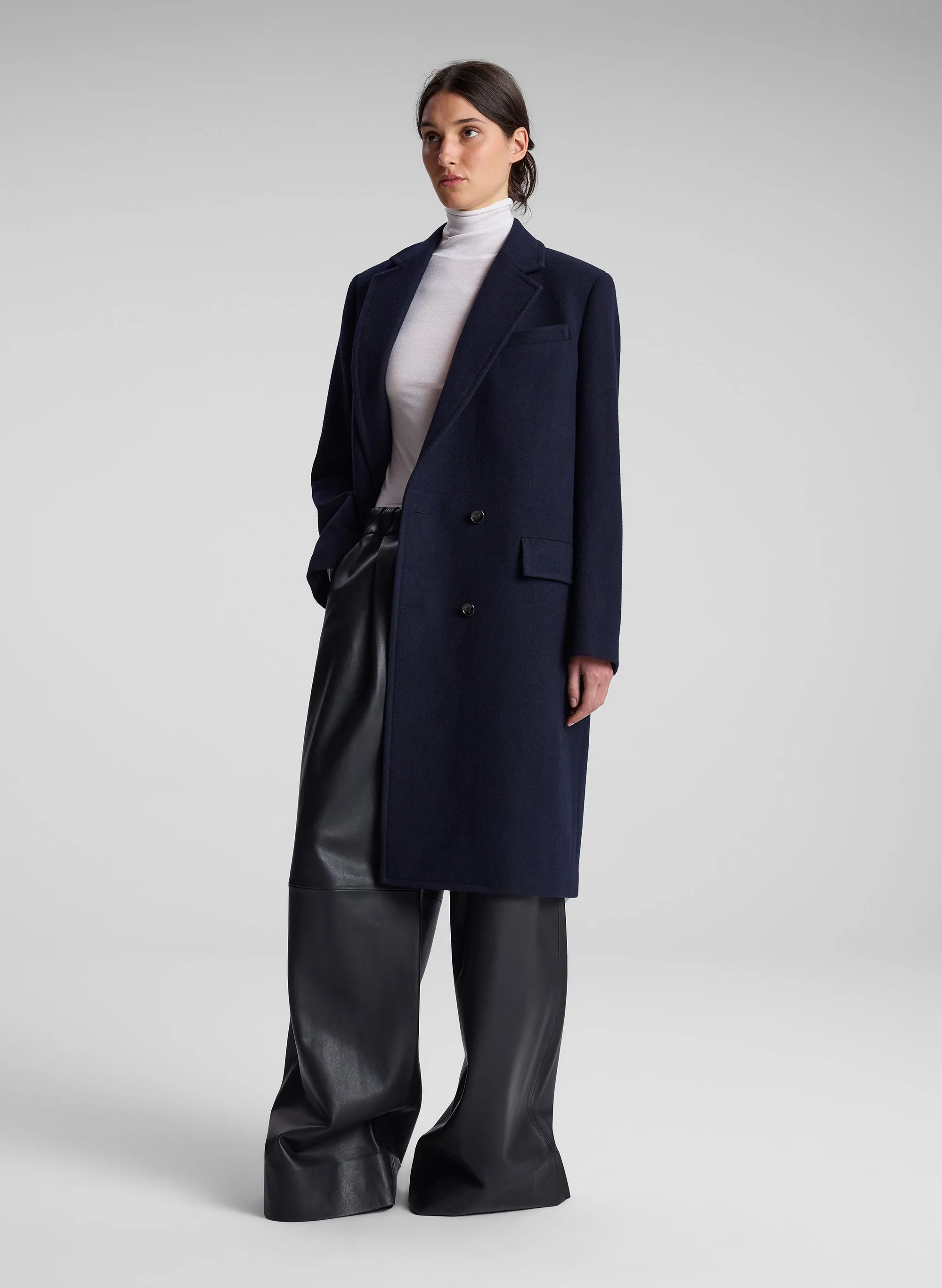 Tanner Oversized Wool Coat