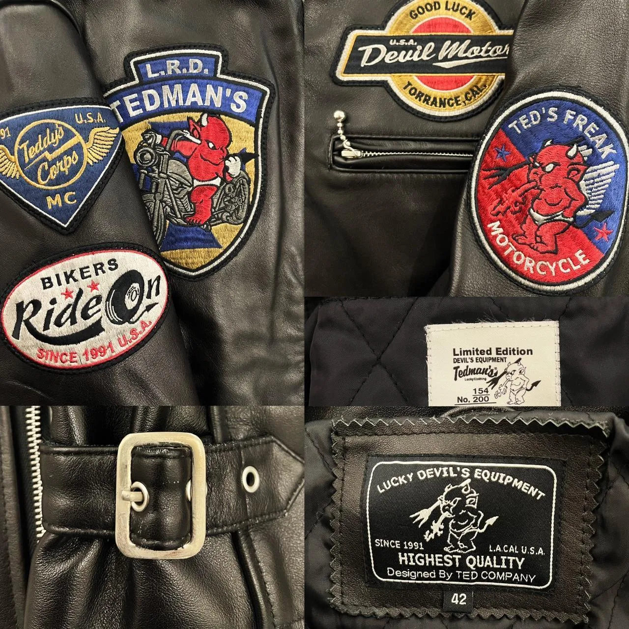 Tedman's Leather Racer Jacket