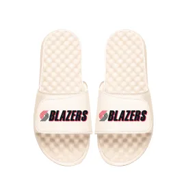 Trail Blazers Cream Slides