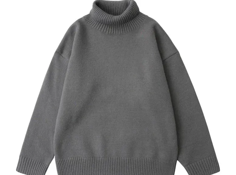 Turtleneck Boyfriend Sweater