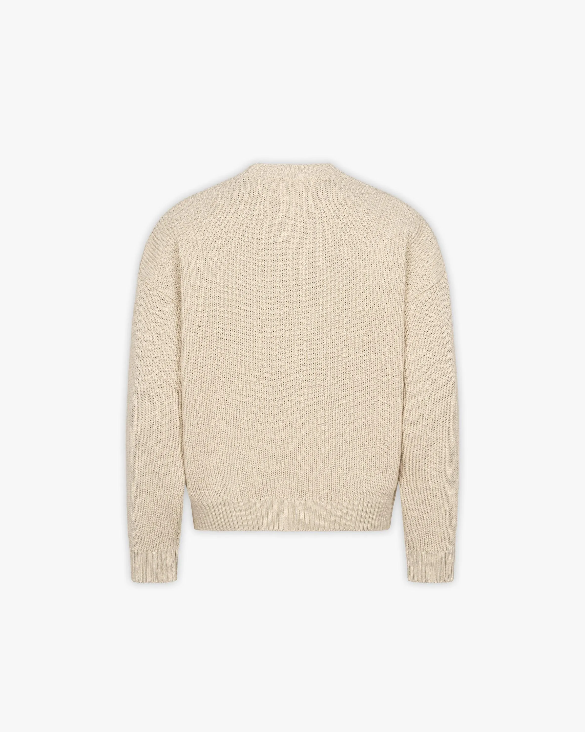 V-LOGO KNITWEAR BEIGE