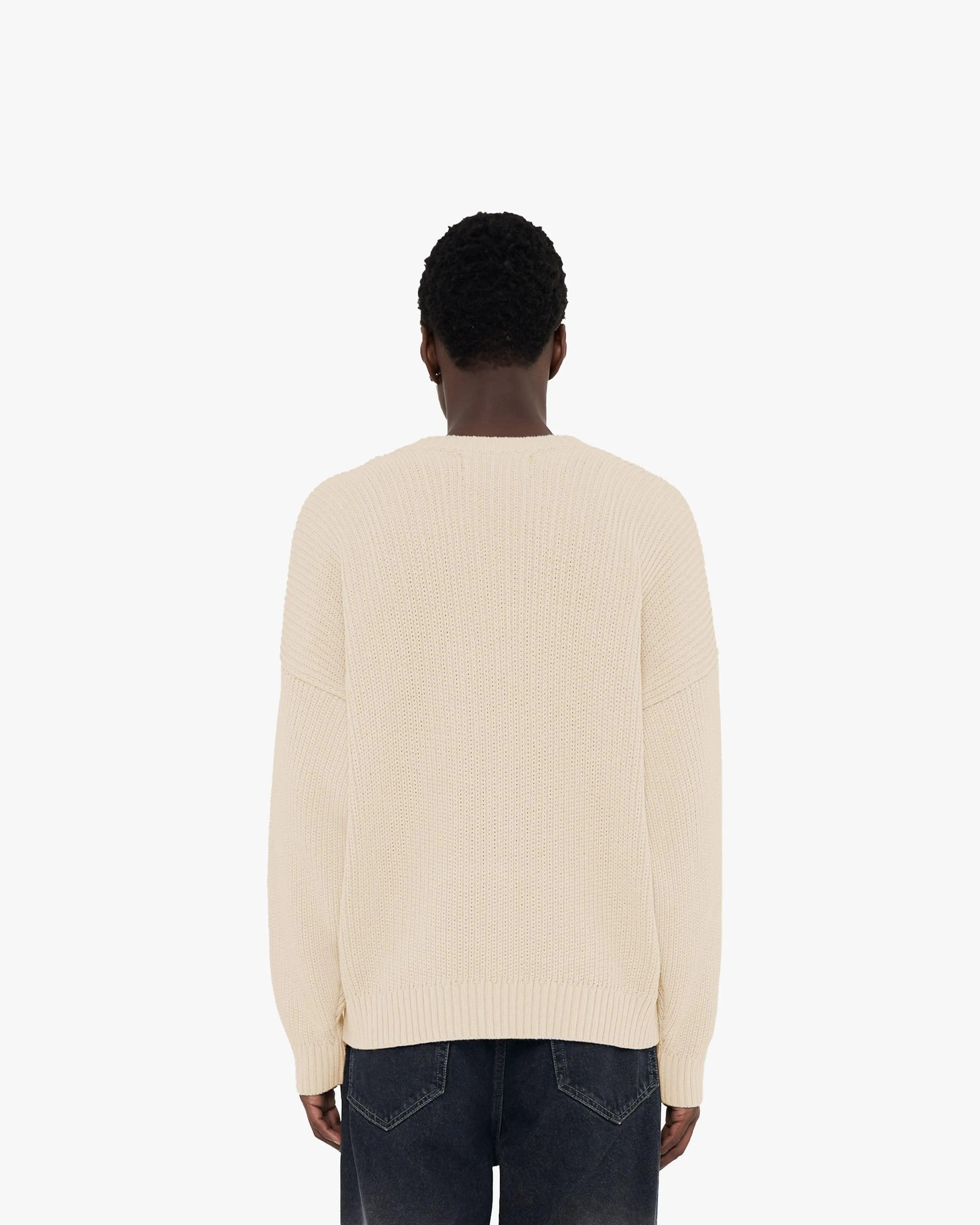 V-LOGO KNITWEAR BEIGE