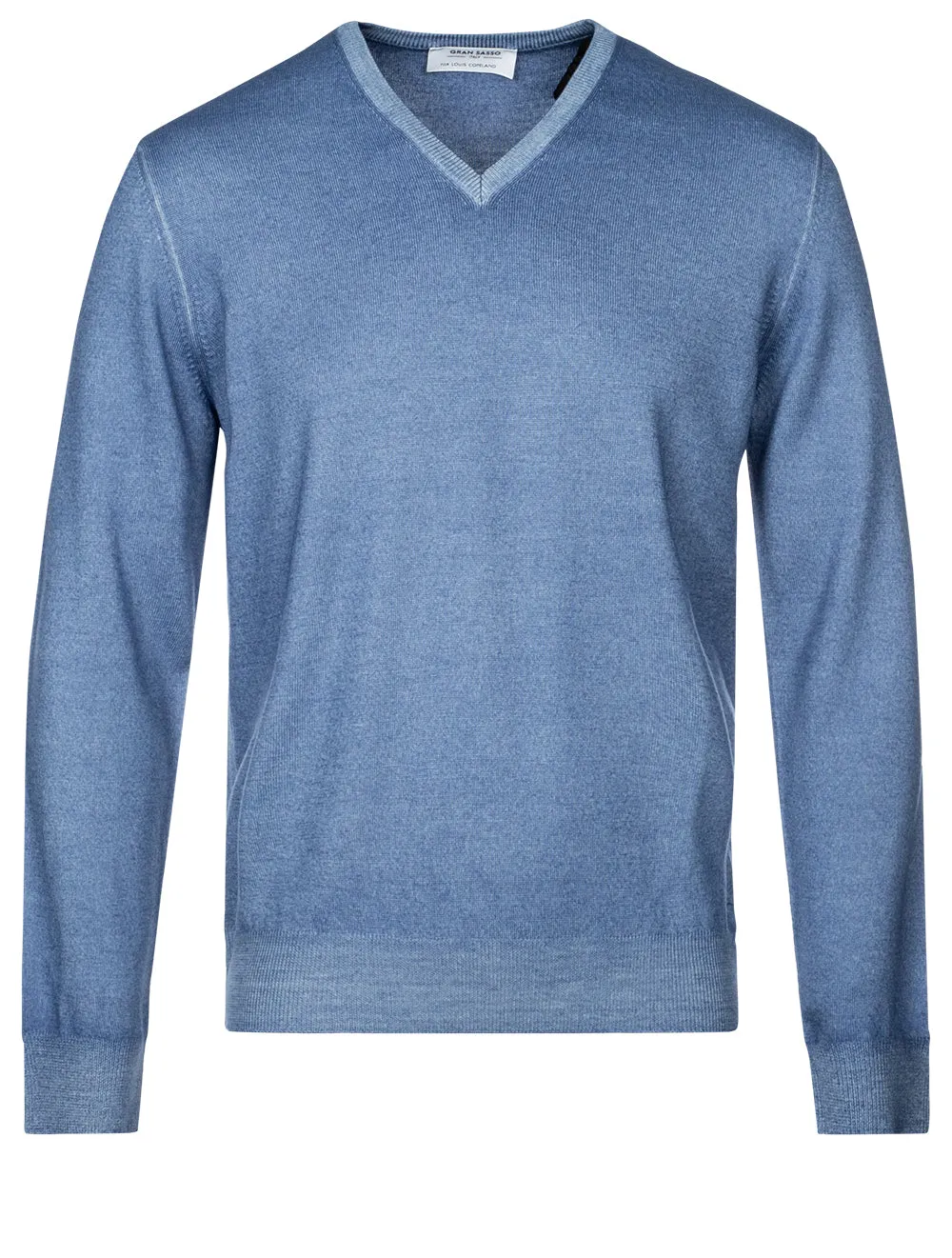 V-Neck Pullover Blue